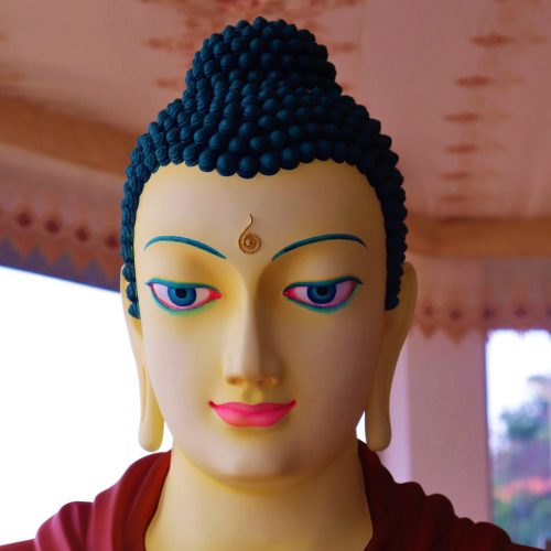 Imagem de Buda no Mosteiro de Ella no Sri Lanka