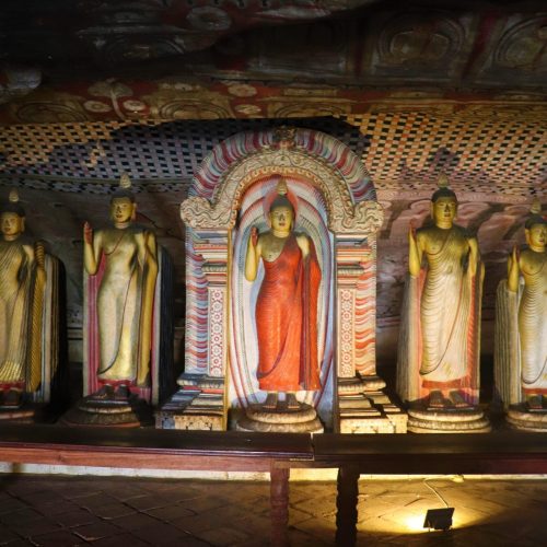 Mosteiro de Dambulla no Sti Lanka