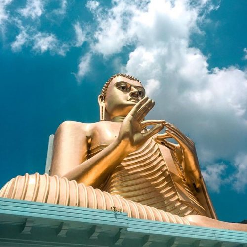 Estátua de Buda em Dambulla no Sri Lanka