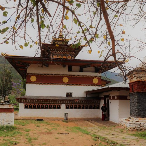 Mosteiro no Butão na Viagem Nepal e Butão