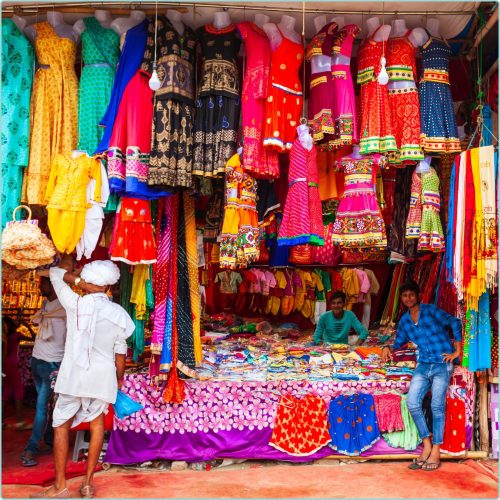 Loja de Roupa de Rua Índia